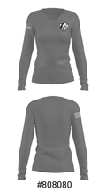 Meade High School Baseball 78796681 Women's Long Sleeve V-neck Shirt - 20