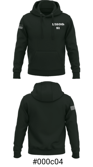Hoodie, 1/160th S1, Army, Teamtime, Team time, sublimation, custom sports apparel, team uniforms, spirit wear, spiritwear, sports uniforms, custom shirts, team store, custom team store, fundraiser sports, apparel fundraiser
