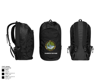 Gear Bag, Wilmington Tiger Shark, Army, Teamtime, Team time, sublimation, custom sports apparel, team uniforms, spirit wear, spiritwear, sports uniforms, custom shirts, team store, custom team store, fundraiser sports, apparel fundraiser