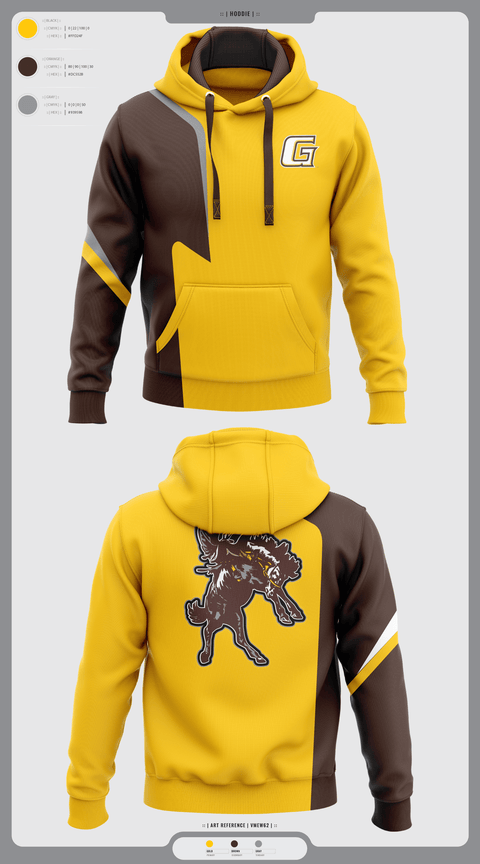 Hoodie, Garden City Broncbusters, Golf, Teamtime, Team time, sublimation, custom sports apparel, team uniforms, spirit wear, spiritwear, sports uniforms, custom shirts, team store, custom team store, fundraiser sports, apparel fundraiser