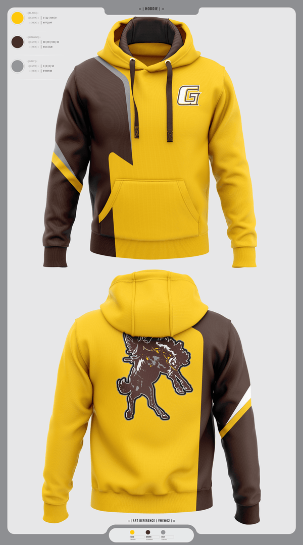 Hoodie, Garden City Broncbusters, Golf, Teamtime, Team time, sublimation, custom sports apparel, team uniforms, spirit wear, spiritwear, sports uniforms, custom shirts, team store, custom team store, fundraiser sports, apparel fundraiser