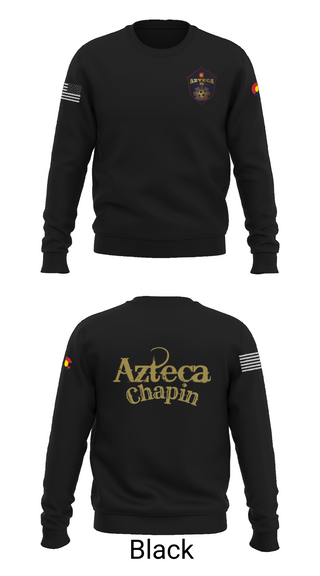 Crew Neck Sweatshirt, Azteca FC, Men's Soccer, Teamtime, Team time, sublimation, custom sports apparel, team uniforms, spirit wear, spiritwear, sports uniforms, custom shirts, team store, custom team store, fundraiser sports, apparel fundraiser