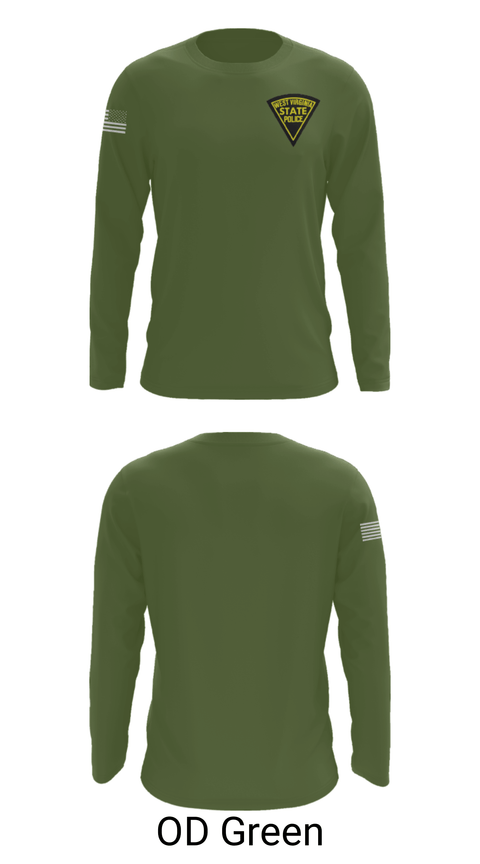 Long Sleeve Performance Shirt, West Virginia State Police, Police, Teamtime, Team time, sublimation, custom sports apparel, team uniforms, spirit wear, spiritwear, sports uniforms, custom shirts, team store, custom team store, fundraiser sports, apparel fundraiser
