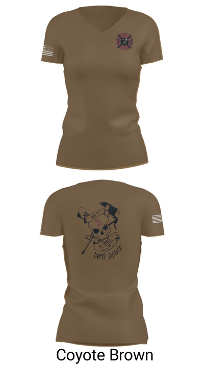 386th ECES/CEF 44039063 Women's Short Sleeve V-neck Shirt - 8