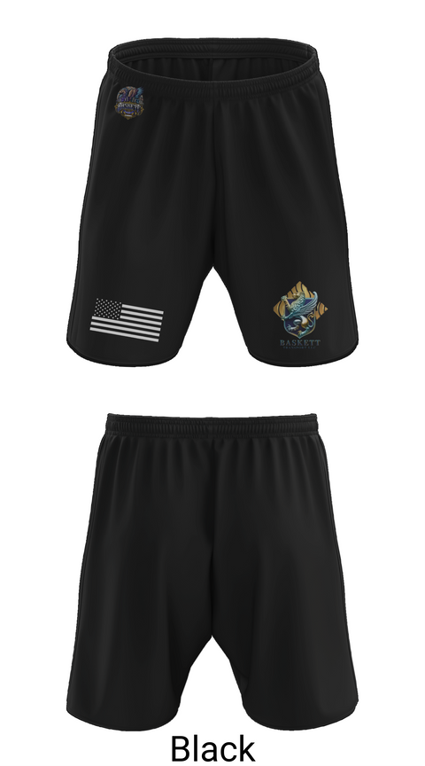 Athletic Shorts With Pockets, Baskett Transport LLC, , Teamtime, Team time, sublimation, custom sports apparel, team uniforms, spirit wear, spiritwear, sports uniforms, custom shirts, team store, custom team store, fundraiser sports, apparel fundraiser