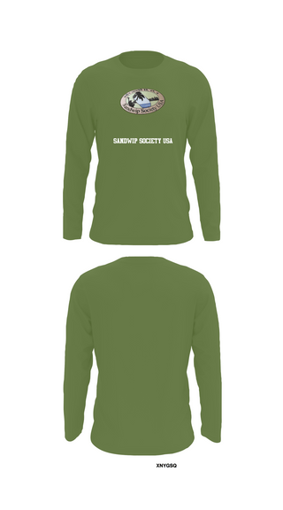 Long Sleeve Performance Shirt, Sandwip society USA, , Teamtime, Team time, sublimation, custom sports apparel, team uniforms, spirit wear, spiritwear, sports uniforms, custom shirts, team store, custom team store, fundraiser sports, apparel fundraiser