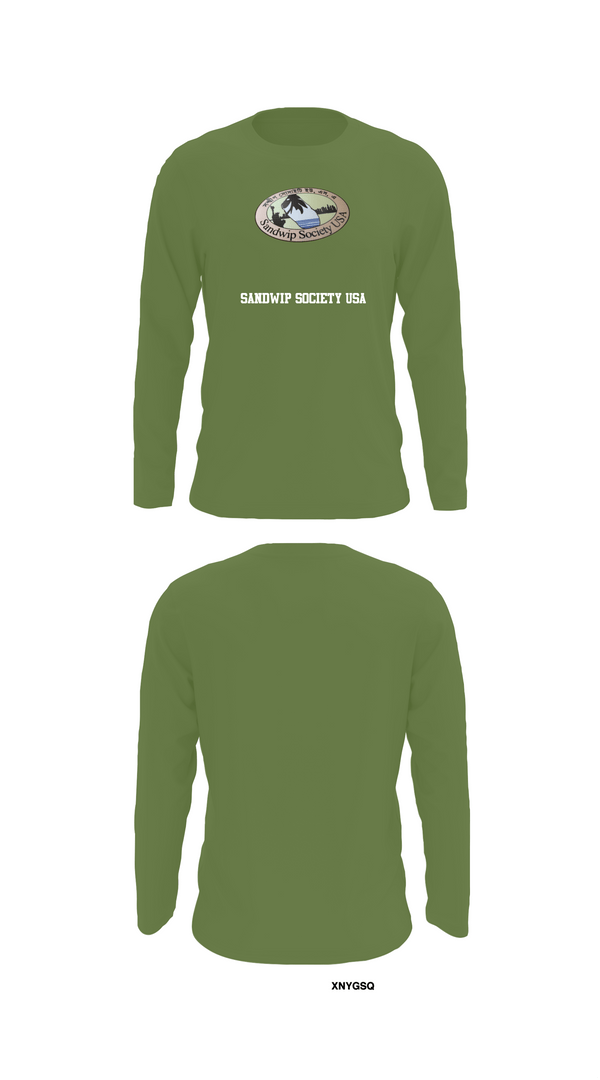 Long Sleeve Performance Shirt, Sandwip society USA, , Teamtime, Team time, sublimation, custom sports apparel, team uniforms, spirit wear, spiritwear, sports uniforms, custom shirts, team store, custom team store, fundraiser sports, apparel fundraiser