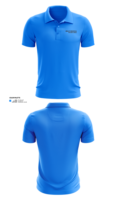 Multimediaprinting 2891725 Short Sleeve Performance Polo - 1