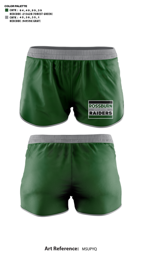 Womens Shorts, Rossburn Collegiate Raiders, Spirit Store, Teamtime, Team time, sublimation, custom sports apparel, team uniforms, spirit wear, spiritwear, sports uniforms, custom shirts, team store, custom team store, fundraiser sports, apparel fundraiser