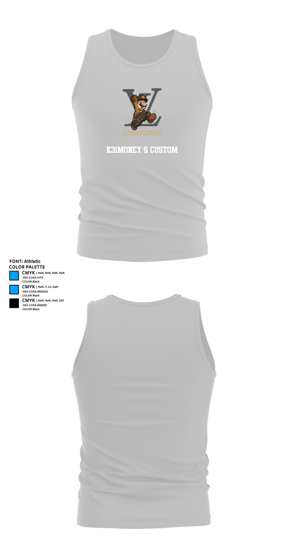 Tank Top, K31Money’s Custom, , Teamtime, Team time, sublimation, custom sports apparel, team uniforms, spirit wear, spiritwear, sports uniforms, custom shirts, team store, custom team store, fundraiser sports, apparel fundraiser
