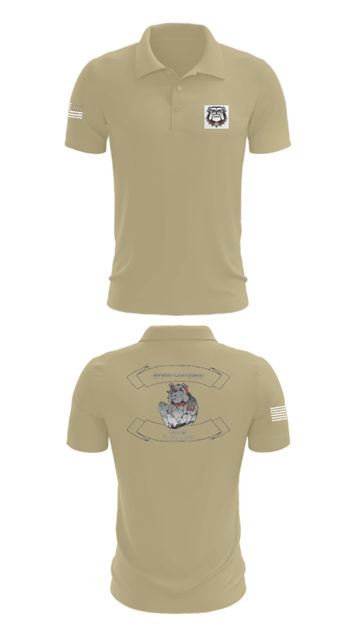 16TH ordnance Bravo Company 57552298 Short Sleeve Performance Polo - 87