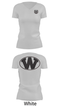 Wheeler County Middle School Softball 81804266 Women's Short Sleeve V-neck Shirt - 7
