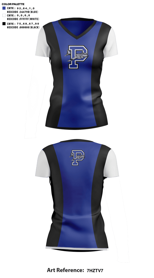 Womens Short Sleeve Vneck Shirt, Blue Bombers Volleyball, Women's Volleyball, Teamtime, Team time, sublimation, custom sports apparel, team uniforms, spirit wear, spiritwear, sports uniforms, custom shirts, team store, custom team store, fundraiser sports, apparel fundraiser