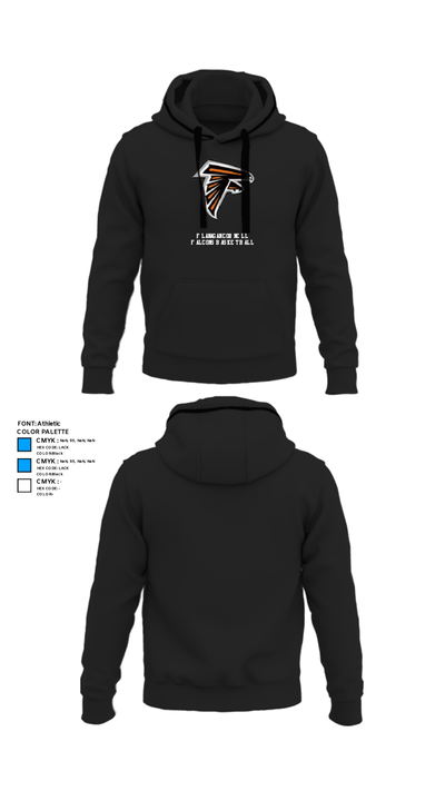 Flanagan Cornell Falcons Basketball 26275261 Hoodie - 24