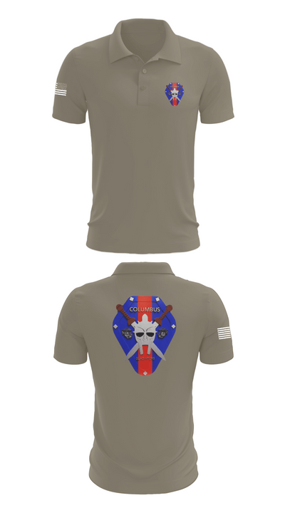 OST COLUMBUS, OH 96884956 Short Sleeve Performance Polo - 66