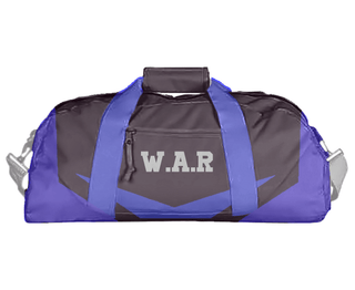 Duffle Bag, W.A.R, Swimming, Teamtime, Team time, sublimation, custom sports apparel, team uniforms, spirit wear, spiritwear, sports uniforms, custom shirts, team store, custom team store, fundraiser sports, apparel fundraiser