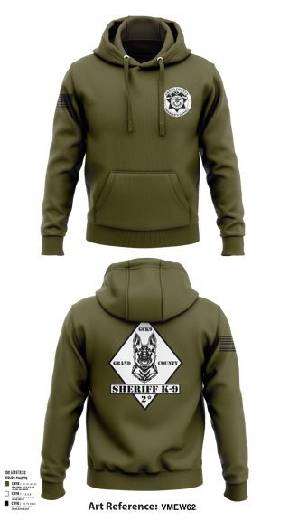 Hoodie, GCSO K9, , Teamtime, Team time, sublimation, custom sports apparel, team uniforms, spirit wear, spiritwear, sports uniforms, custom shirts, team store, custom team store, fundraiser sports, apparel fundraiser