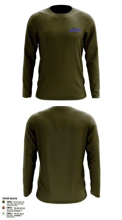 1st Defense Foam Insulation 48484867 Long Sleeve Performance Polo - 1