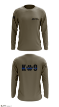 Vance County Sheriff's Office  K9 Unit 48237740 Long Sleeve Performance Shirt - 8
