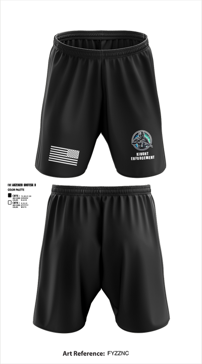 KINGHT ENFORCEMENT 49960504 Athletic Shorts With Pockets - 2