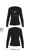 Buchholz High School Golf 43528652 Women's Long Sleeve V-neck Shirt - 10