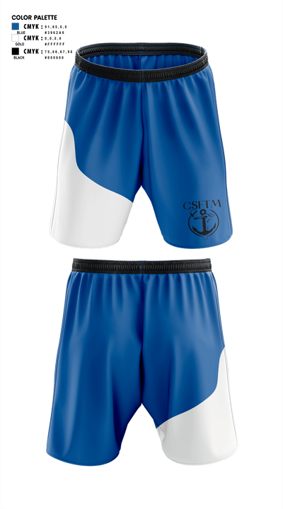 Cudahy High School Swimming 6681337 Athletic Shorts With Pockets - 5