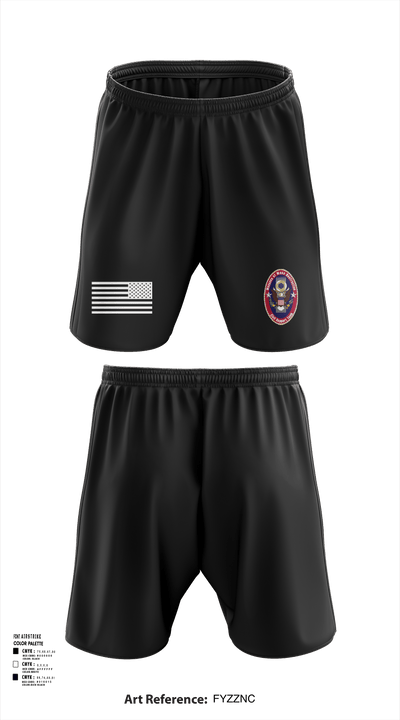 7th CST 5552337 Athletic Shorts With Pockets - 124