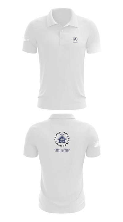 GCG BUILDING CONTRACTOR 38074769 Short Sleeve Performance Polo - 9