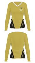 Conroe High School Tennis 29662887 Women's Long Sleeve V-neck Shirt - 27