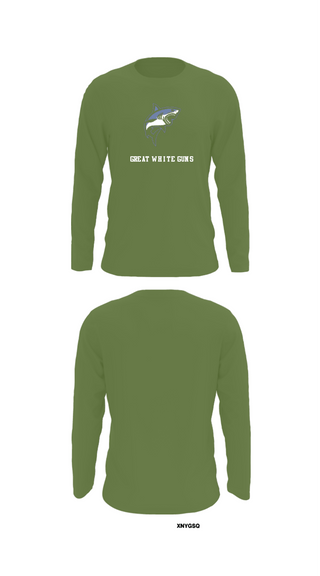 Long Sleeve Performance Shirt, Great white guns, Marines, Teamtime, Team time, sublimation, custom sports apparel, team uniforms, spirit wear, spiritwear, sports uniforms, custom shirts, team store, custom team store, fundraiser sports, apparel fundraiser