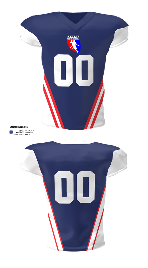 Football Jersey, YAC Flag League, , Teamtime, Team time, sublimation, custom sports apparel, team uniforms, spirit wear, spiritwear, sports uniforms, custom shirts, team store, custom team store, fundraiser sports, apparel fundraiser