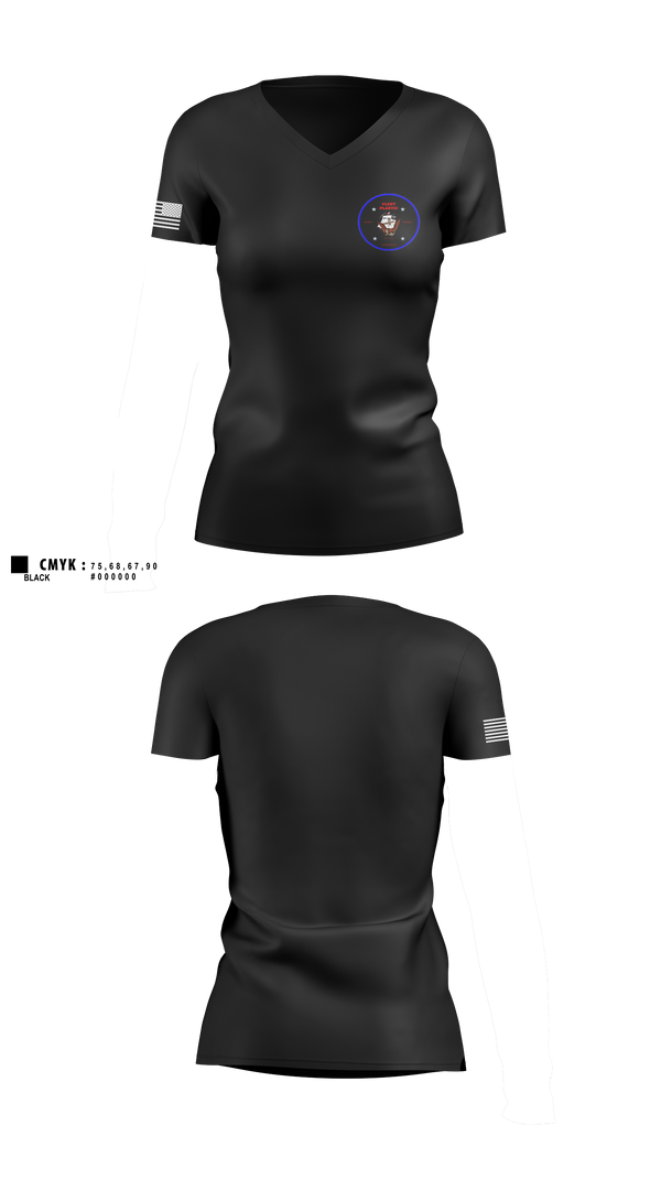 Womens Short Sleeve Vneck Shirt, , Navy, Teamtime, Team time, sublimation, custom sports apparel, team uniforms, spirit wear, spiritwear, sports uniforms, custom shirts, team store, custom team store, fundraiser sports, apparel fundraiser
