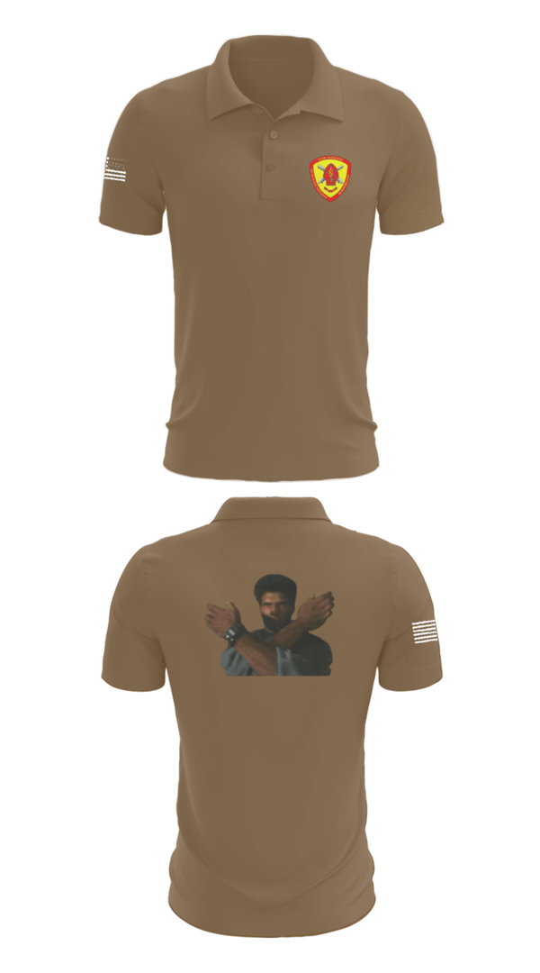 Short Sleeve Performance Polo, 10th Marine Regiment, Marines, Teamtime, Team time, sublimation, custom sports apparel, team uniforms, spirit wear, spiritwear, sports uniforms, custom shirts, team store, custom team store, fundraiser sports, apparel fundraiser