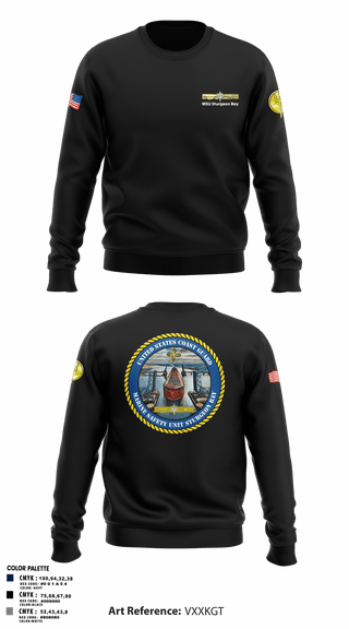 Crew Neck Sweatshirt, MSU Sturgeon Bay, Coast Guard, Teamtime, Team time, sublimation, custom sports apparel, team uniforms, spirit wear, spiritwear, sports uniforms, custom shirts, team store, custom team store, fundraiser sports, apparel fundraiser