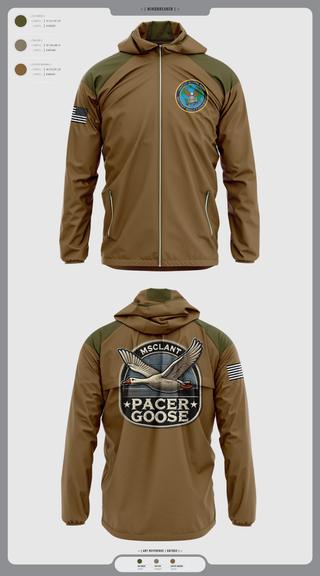 Windbreaker, MILITARY SEALIFT COMMAND ATLANTIC, , Teamtime, Team time, sublimation, custom sports apparel, team uniforms, spirit wear, spiritwear, sports uniforms, custom shirts, team store, custom team store, fundraiser sports, apparel fundraiser