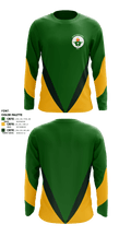 Huron High School Golf 78087390 Long Sleeve Performance Shirt - 1