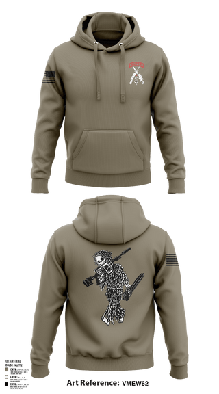 Hoodie, 2-5 CAV Snipers, Army, Teamtime, Team time, sublimation, custom sports apparel, team uniforms, spirit wear, spiritwear, sports uniforms, custom shirts, team store, custom team store, fundraiser sports, apparel fundraiser