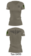 Air Support 72075098 Women's Short Sleeve V-neck Shirt - 65