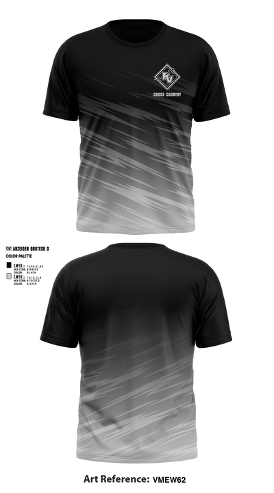 River Valley High School Cross Country 68437982 Short Sleeve Performance Shirt - 2