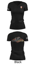 Charlie Battery, 1st Battalion 1st Air Defense Artillery Regiment 30470719 Women's Short Sleeve V-neck Shirt - 28