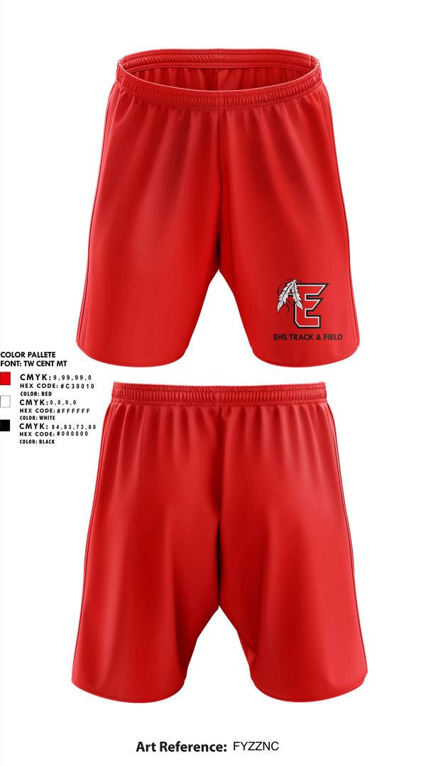 Athletic Shorts With Pockets, EHS Track & Field, Track & Field, Teamtime, Team time, sublimation, custom sports apparel, team uniforms, spirit wear, spiritwear, sports uniforms, custom shirts, team store, custom team store, fundraiser sports, apparel fundraiser