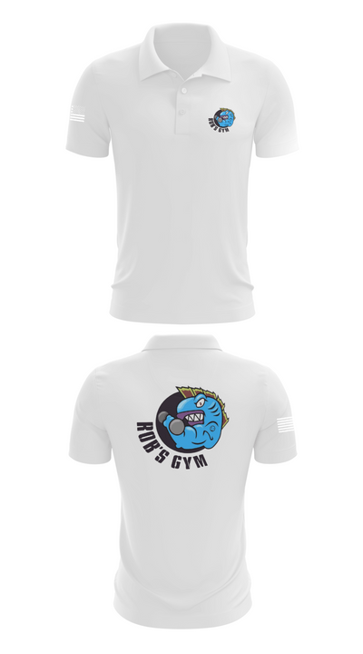 Robs Gym 78246830 Short Sleeve Performance Polo - 9