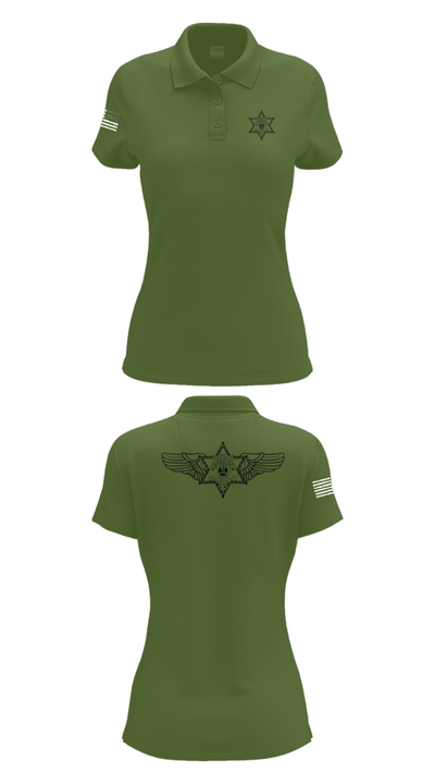 Air Support 72075098 Women's Short Sleeve Performance Polo  - 52