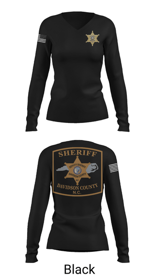 Womens Long Sleeve Vneck Shirt, DCSO 2nd Squad, Police, Teamtime, Team time, sublimation, custom sports apparel, team uniforms, spirit wear, spiritwear, sports uniforms, custom shirts, team store, custom team store, fundraiser sports, apparel fundraiser