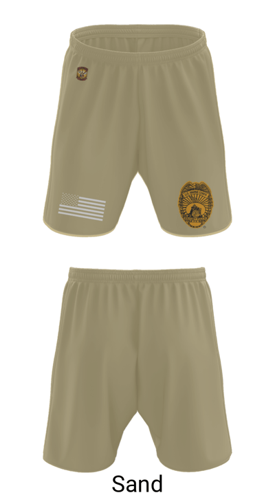 4th Law Enforcement Battalion Bravo Company 77737735 Athletic Shorts With Pockets - 89