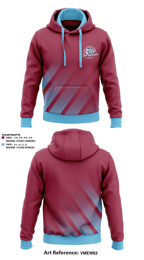 Hoodie, Talladega College Soccer, Men's Soccer, Teamtime, Team time, sublimation, custom sports apparel, team uniforms, spirit wear, spiritwear, sports uniforms, custom shirts, team store, custom team store, fundraiser sports, apparel fundraiser