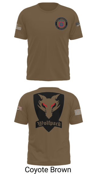 Old School Cotton Feel Shirt, 1-82nd CAB, Army, Teamtime, Team time, sublimation, custom sports apparel, team uniforms, spirit wear, spiritwear, sports uniforms, custom shirts, team store, custom team store, fundraiser sports, apparel fundraiser