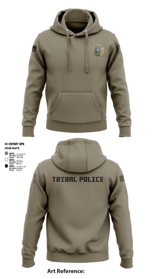 Hoodie, Eastern Shawnee Tribal Police, Police, Teamtime, Team time, sublimation, custom sports apparel, team uniforms, spirit wear, spiritwear, sports uniforms, custom shirts, team store, custom team store, fundraiser sports, apparel fundraiser