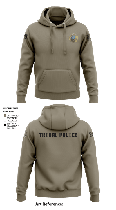 Eastern Shawnee Tribal Police 67427450 Hoodie - 2