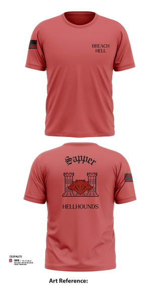 Short Sleeve Performance Shirt, 811th EN CO, , Teamtime, Team time, sublimation, custom sports apparel, team uniforms, spirit wear, spiritwear, sports uniforms, custom shirts, team store, custom team store, fundraiser sports, apparel fundraiser